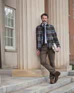 Load image into Gallery viewer, Spread Collar Dress Shirt in Blue Stripe End-On-End