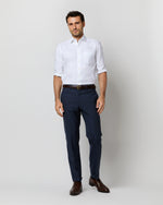 Load image into Gallery viewer, Spread Collar Dress Shirt in White Roxford