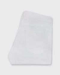 Slim Straight Jean White Denim