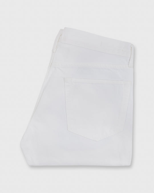 Slim Straight Jean White Denim