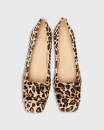 Load image into Gallery viewer, Buckle Heel in Leopard Calf Hair

