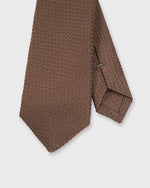 Load image into Gallery viewer, Silk Grosso Grenadine Tie in Brown