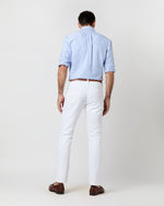 Load image into Gallery viewer, Slim Straight Jean in White Garment-Dyed Denim
