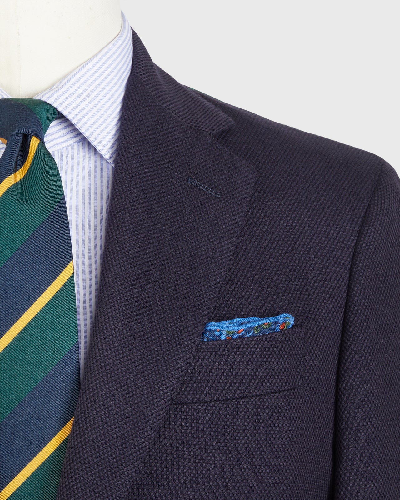 Virgil No. 2 Jacket in Navy Monk's Cloth