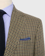 Load image into Gallery viewer, Virgil No. 2 Jacket in Olive/Brown Check Linen Twill
