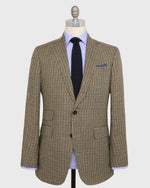 Load image into Gallery viewer, Virgil No. 2 Jacket in Olive/Brown Check Linen Twill
