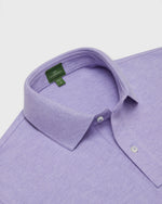 Load image into Gallery viewer, Court Polo in Heather Lavender Pima Pique