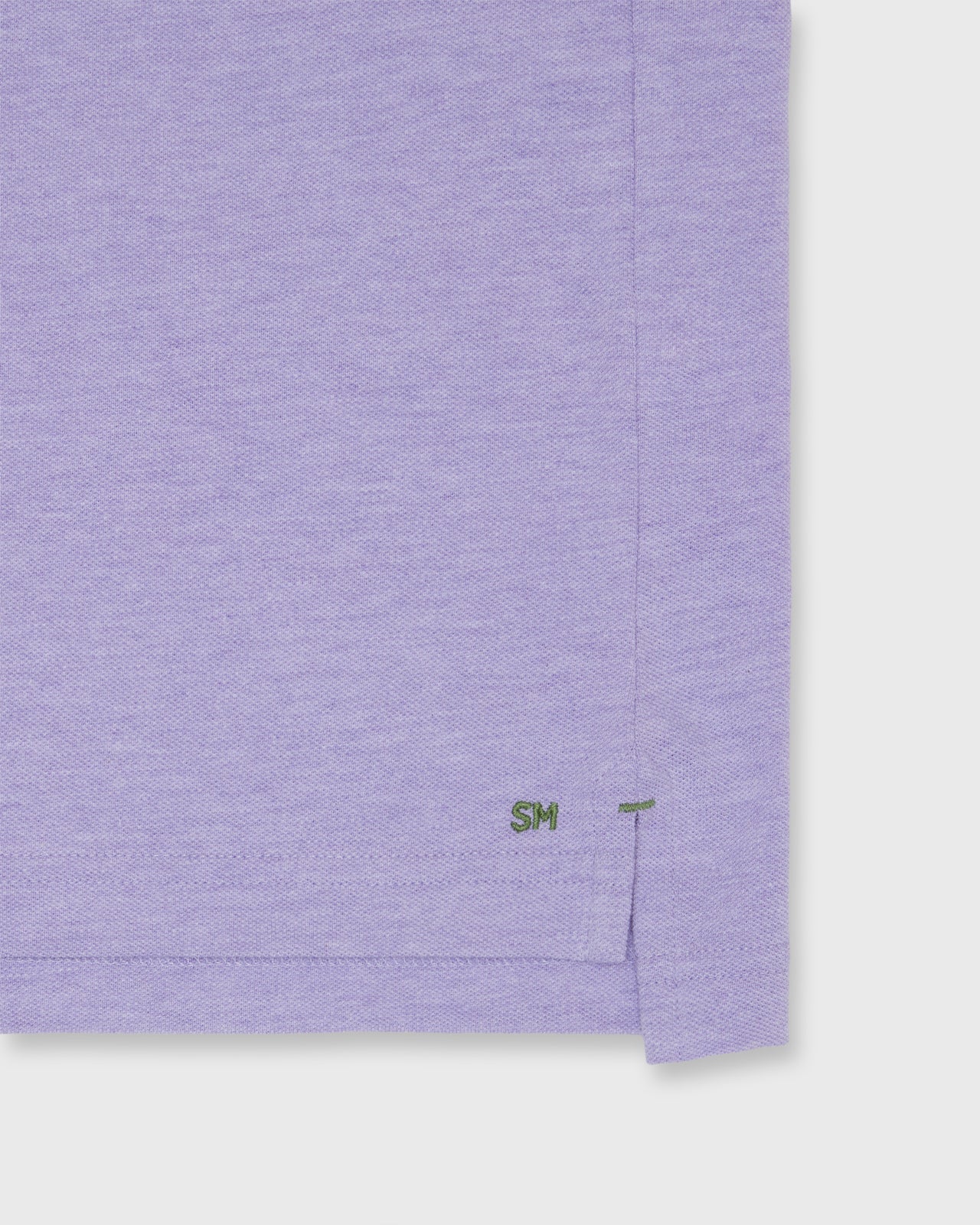Court Polo in Heather Lavender Pima Pique