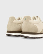 Load image into Gallery viewer, Trainer in Stone/Natural Suede/Canvas
