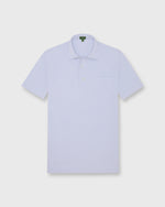 Load image into Gallery viewer, Short-Sleeved Polo in Pale Blue Pima Pique
