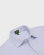 Load image into Gallery viewer, Short-Sleeved Polo in Pale Blue Pima Pique