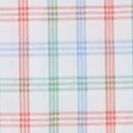 Spread Collar Dress Shirt in Sky/Green/Poppy Check Poplin