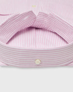 Load image into Gallery viewer, Button-Down Sport Shirt in Pink University Stripe Oxford