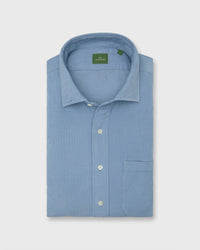 Spread Collar Sport Shirt in Glacier Corduroy