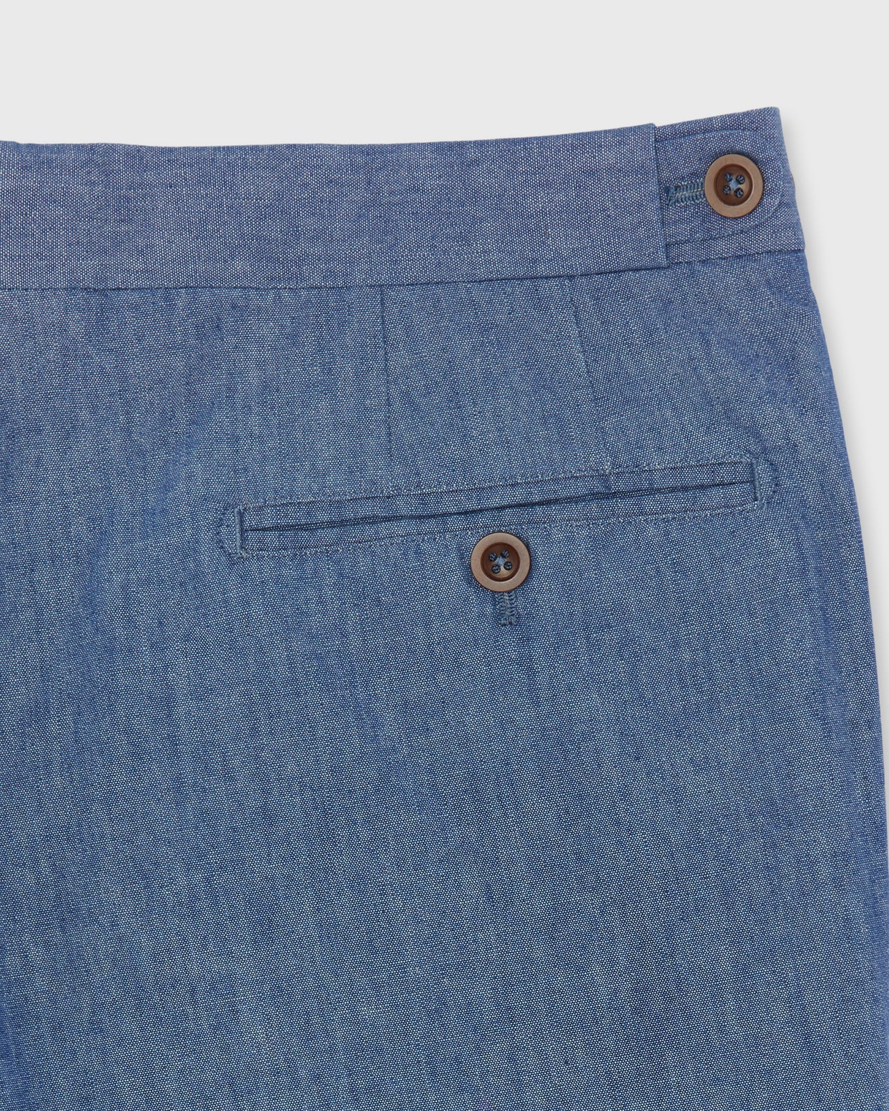 Side-Tab Sport Trouser in Indigo Chambray
