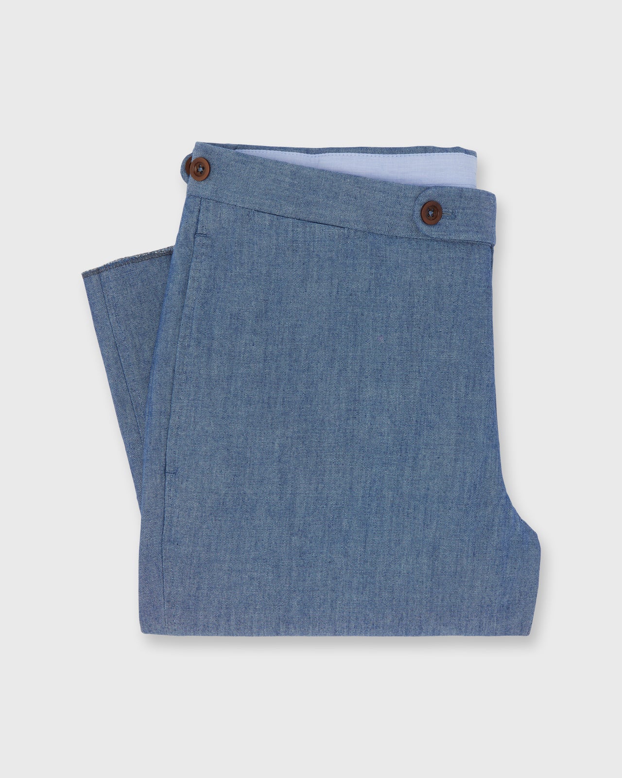 Side-Tab Sport Trouser in Indigo Chambray