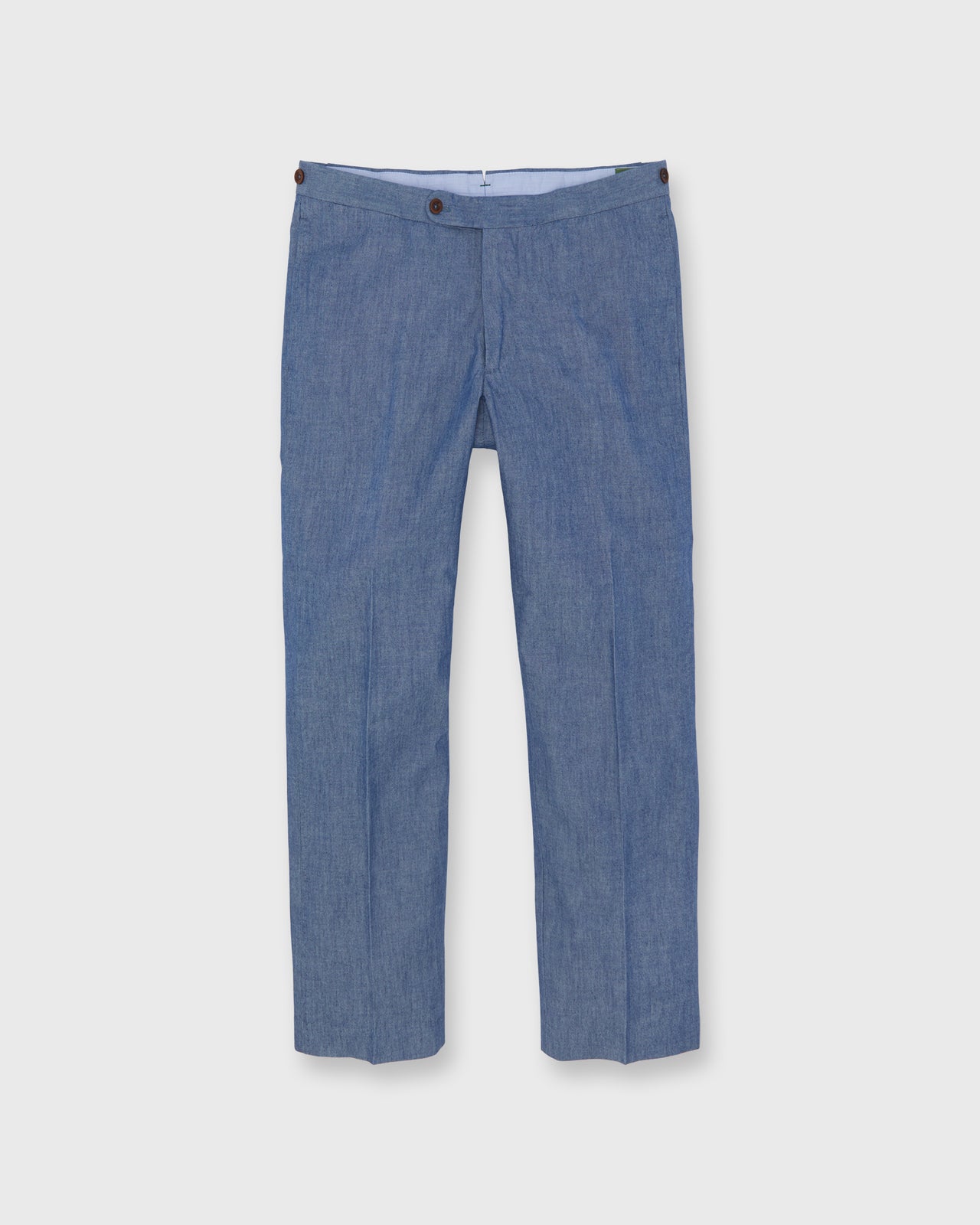 Side-Tab Sport Trouser in Indigo Chambray