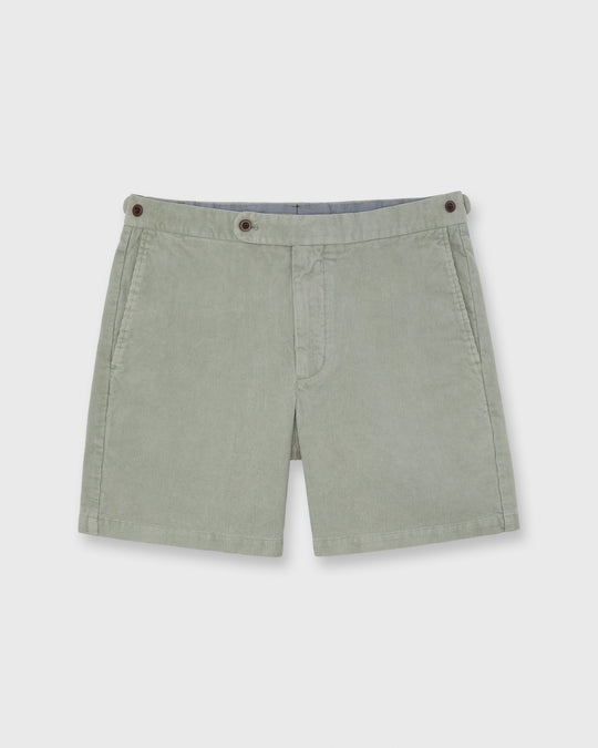 Side-Tab Field Short in Sage Garment Dyed Corduroy