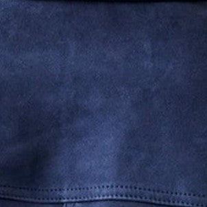 Bright Navy Suede