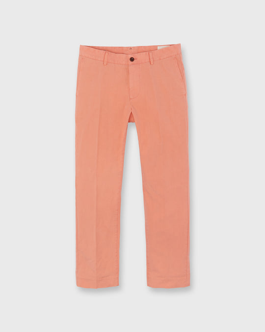 Field Zip Pant in Peach Poplin