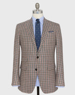 Load image into Gallery viewer, Virgil No. 2 Jacket in Oat/Blue/Pink Check Hopsack
