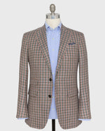 Load image into Gallery viewer, Virgil No. 2 Jacket in Oat/Blue/Pink Check Hopsack
