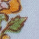 French Blue/Tangerine Floral Printed Poplin