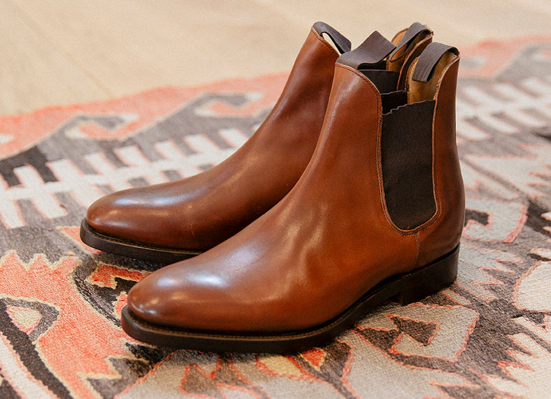 chelseas on the floor